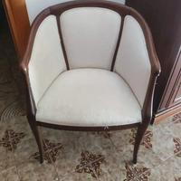 Poltroncina poltrona pozzetto imbottita