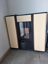Stufa pellet slim.