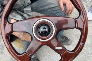 Volante MOMO LEGNO Vintage MERCEDES BMW Ø 35 Epoca