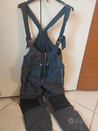pantalone da neve con bretelle