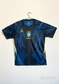 🔥👕 Maglia Brasile  26/27 blu Jordan