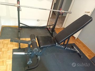Panca multifunzione palestra con Leg Extension 