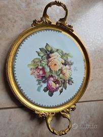 Tris vassoio / piatti in limonges