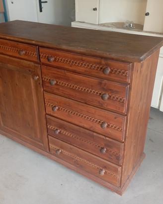 Cassettone Legno massiccio