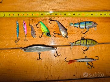  pesca a spinning minnow jig liples ecc.