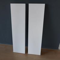 2 ante MDF laccato bianco cm 23,6 x 89,7