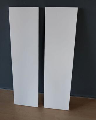 2 ante MDF laccato bianco cm 23,6 x 89,7