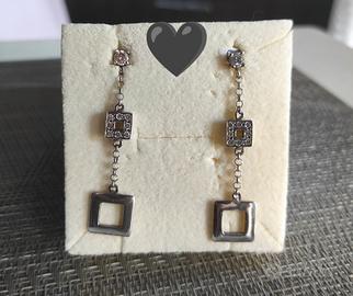 🖤 Black Friday - 7/12 Orecchini pendenti argento