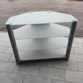 porta tv prandini vetro satinato