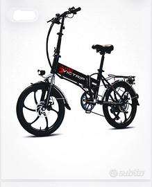 Bici elettrica flat bike Victrip T20 batteria 15ah
