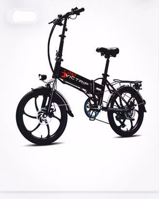 Bici elettrica flat bike Victrip T20 batteria 15ah