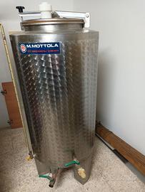 bidoni olio acciaio inox