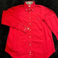 Camicia Maniche Lunghe Burberry Rossa Tg L | 4