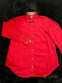 Camicia Maniche Lunghe Burberry Rossa Tg L | 4