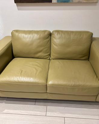 Divano in pelle pieno-fiore Chateau d’Ax