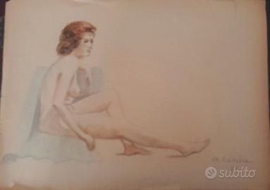 Disegni su carta anni '70 Amelia Corda Colombo