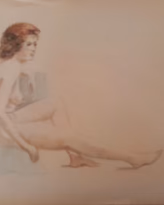 Disegni su carta anni '70 Amelia Corda Colombo
