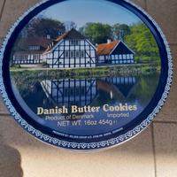 Scatola metallo Danish butter cookies