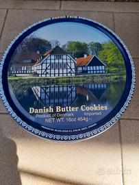Scatola metallo Danish butter cookies