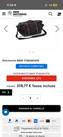 Borsa sella bmw r nine t