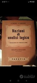 Nozioni di analisi logica 1955 Santini Campanini
