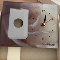 Orologio da tavolo portafoto  via veneto