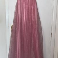 Vestito rosa cerimonia come nuovo