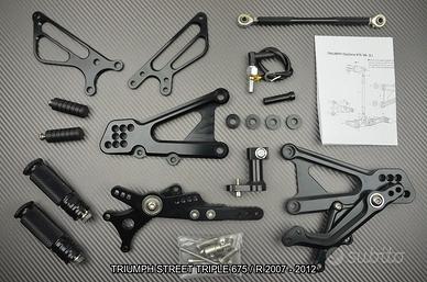 Pedane arretrate STREET TRIPLE 675 / R 2007 2012