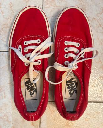 Vans Authentic Rosse n. 36