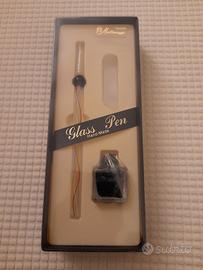 penna stilografica in vetro artigianale 