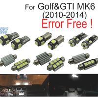 KIT 14 LAMPADE LED INTERNE PER VOLKSWAGEN VW GOLF 