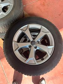 Cerchi originali Audi Q3 + 4 gomme Continental