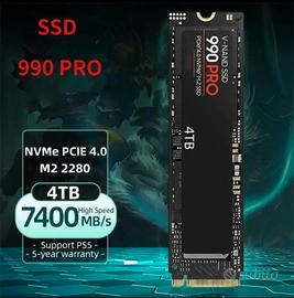 M.2 SSD PCIE NVMe generici 4 TERABYTE