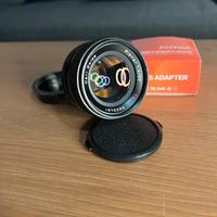 Carl zeiss planar 50mm f 1.4 attacco C/Y