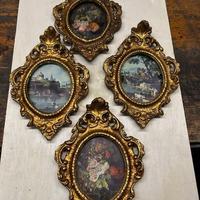 4 quadretti vintage