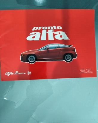 libretto manutenzione Alfa SZ nuovo