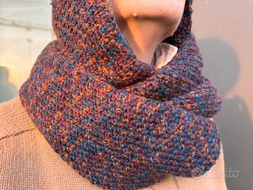Scaldacollo/balaclava fatto a mano all’uncinetto