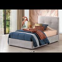 letto singolo con contenitore 