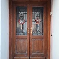 Porta ingresso in legno massiccio