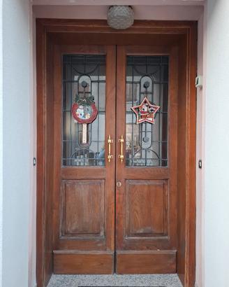 Porta ingresso in legno massiccio