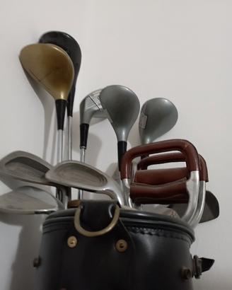 Sacca + mazze + ferri Golf