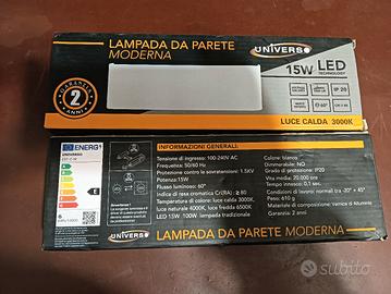 lampade da parete a led