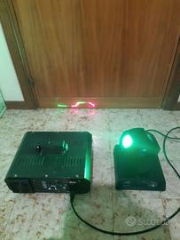 Effetti luce led dj feste live laser teste mobili