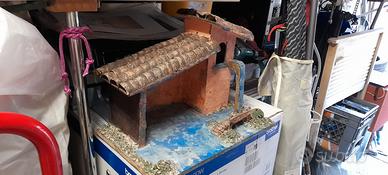 Presepe con personaggi anni 70