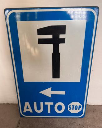 CARTELLO STRADALE STOP