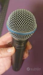 Microno Shure  BETA 58A , completo di asta  			