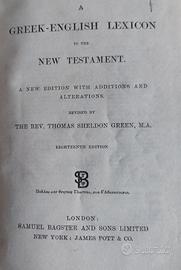 LESSICO GRECO-  New Testament