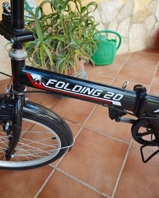 Bicicletta pieghevole con cambio Shimano 