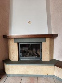 Caminetto Bertucci ad Angolo Ventilazione Forzata