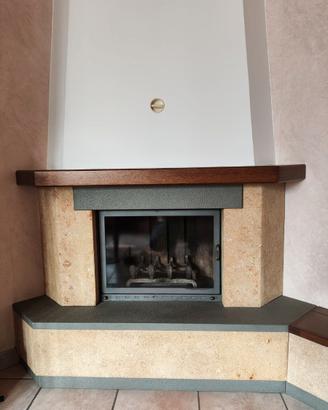 Caminetto Bertucci ad Angolo Ventilazione Forzata